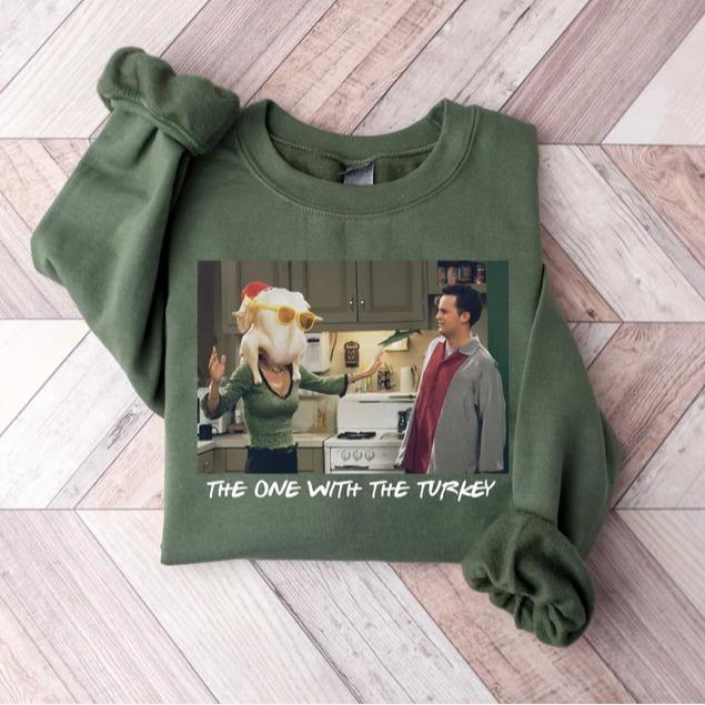 The One With The Turkey Shirt, The One Where Itâ€™s Thanksgiving Tee, Thanksgiving Friends Shirt