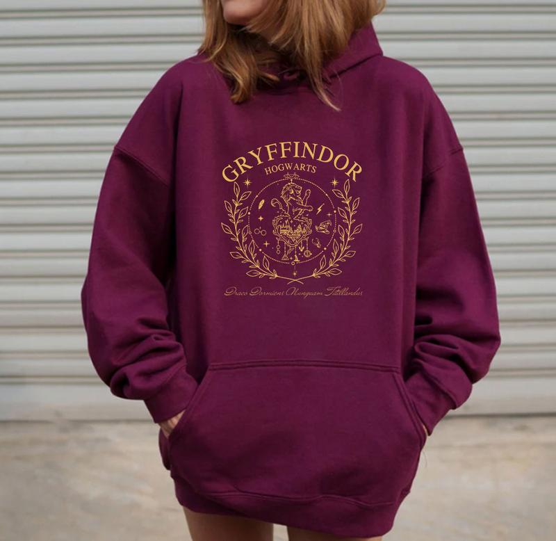 Wizard HP Hogwarts Houses Shirts , Harry Potter Sweatshirts, Bookie Shirt