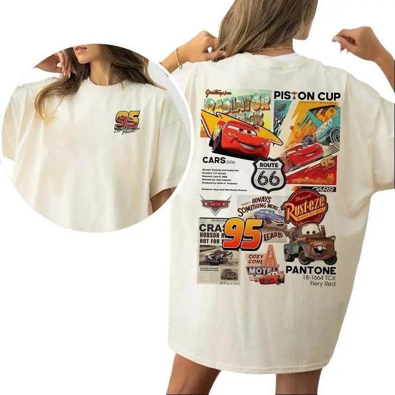 Lightning Mcqueen Piston Cup Classic T-shirt, Unisex, Car Shirt Cotton Top