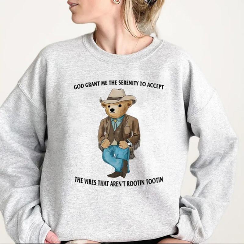 Serenity Bear Crewneck Sweatshirt, Hoodie, T-shirt
