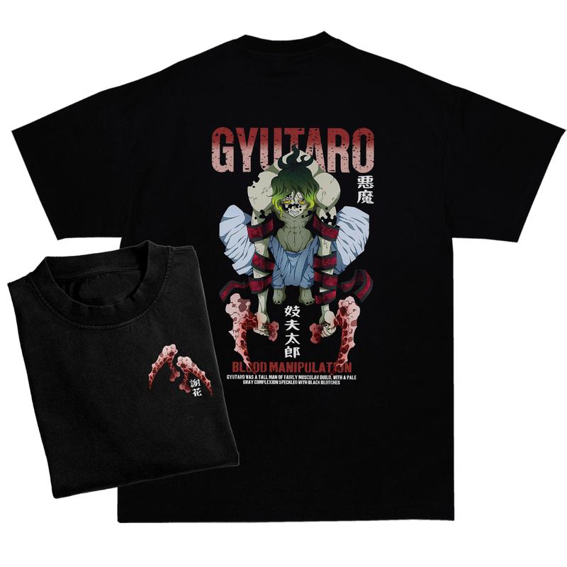 Gyutaro Upper Moon Demon Shirt, The Upper Rank Six Demon Sweatshirt Hoodie,Demon Slayer t-shirt, Kimetsu no Yaiba Shirt, Anime sweatshirt hoodie, Anim