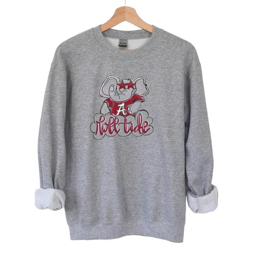 Alabama Crimson Tide Sweatshirt Alabama Game Day shirt Cotton Menswear