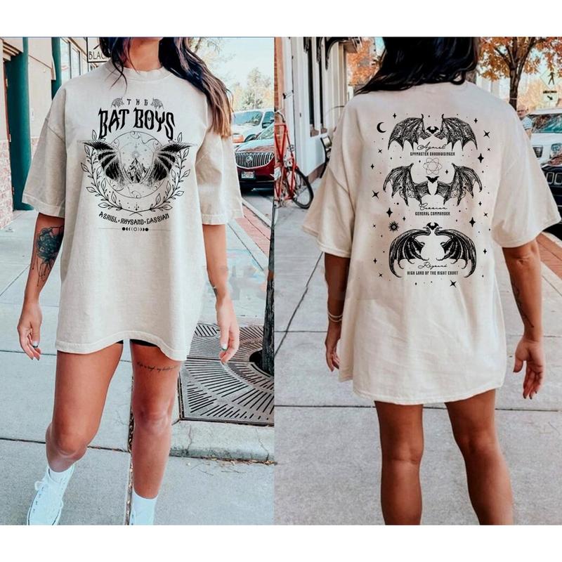 The Bat Boys Shirt, The Night Court Acotar Shirt, Acotar the Bat Boy Cotton Fabric