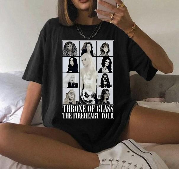 Throne Of Glass The Fireheart Tour Concert Shirt