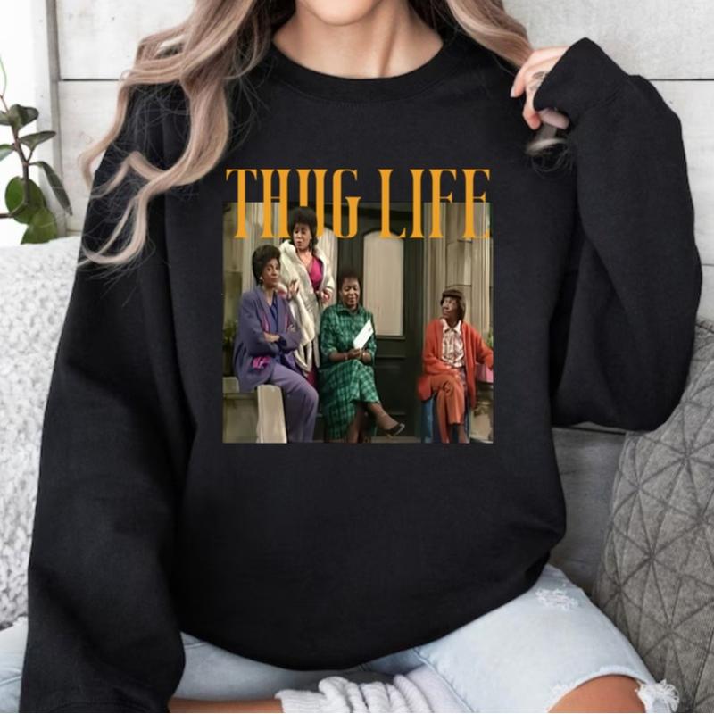 Thug Life Tee Shirt, Ladies of 227 Shirt, Vibes Mom Shirt, 80s TV Show T-Shirt, Ladies of 227 Fan Shirt, Gift For Fan