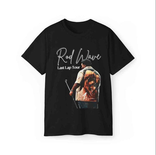 Rod Wave Last Lap Tour T-shirt  Cotton Shortsleeve Gift For Fan All Size Fashion