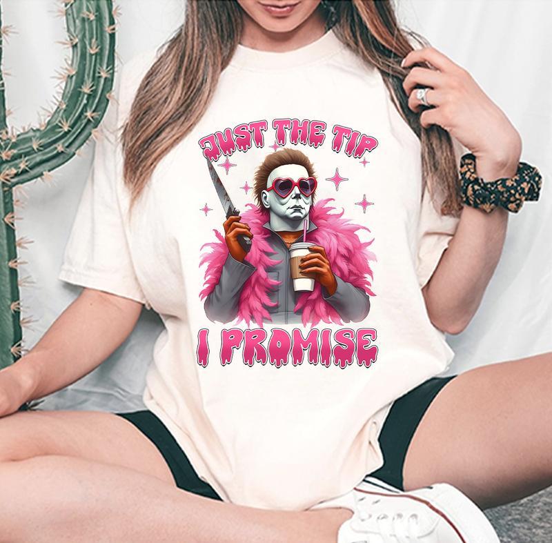 Just The Tip I Promise Shirt, Halloween Tee Shirt, Funny Halloween Shirt For Men Women Crewneck Soft Crewneck Soft