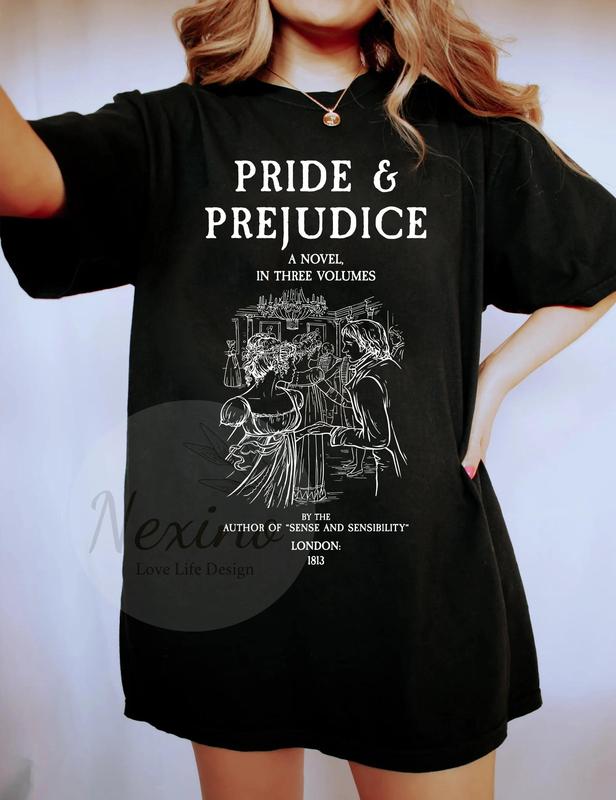 Pride and Prejudice tshirt, Jane Austen tshirt, Shirt For Book Lover, Literary Gift Bookish Gift, Long Sleeve Pemberley tshirt Sweatshirt, Hoodie, Com