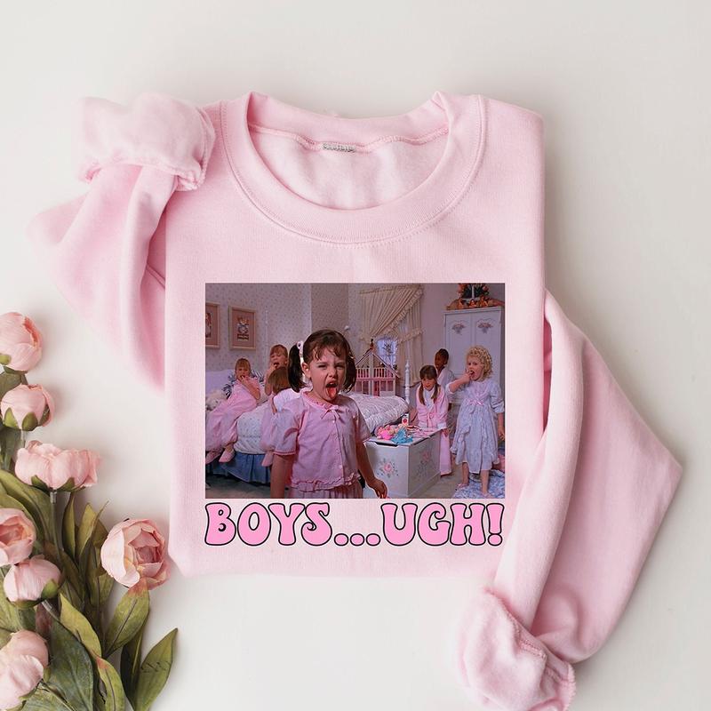 Funny Valentines Crewneck Sweatshirt, Hoodie, T-shirt, Valentines Day Shirt, Boys Ugh Shirt, Gift For Valentines Day, Retro Valentine Shirt, Groovy Va