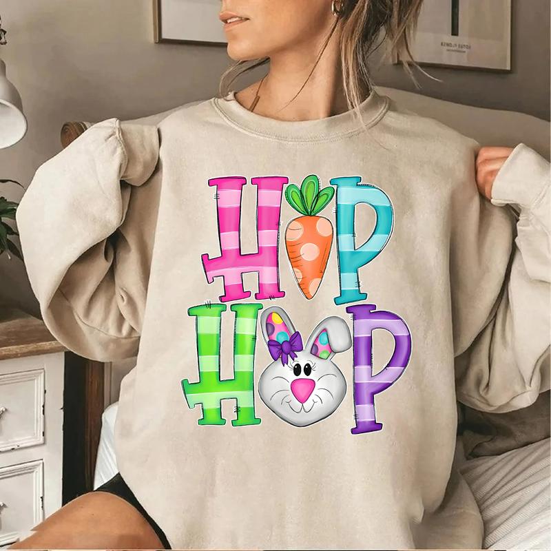 Hip Hop Easter Bunny Sweatshirt, Hoodie, T-shirt, Easter Shirt, Cute Easter Gifts, Peeps Shirt