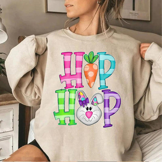 Hip Hop Easter Bunny Sweatshirt, Hoodie, T-shirt, Easter Shirt, Cute Easter Gifts, Peeps Shirt