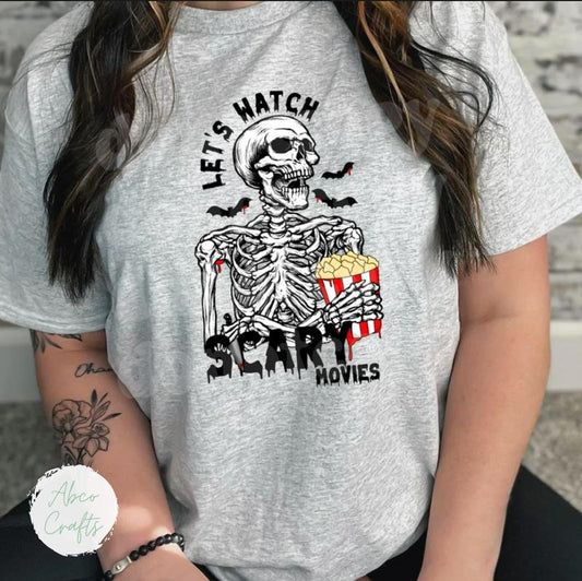 SPOOKY POPCORN TSHIRT