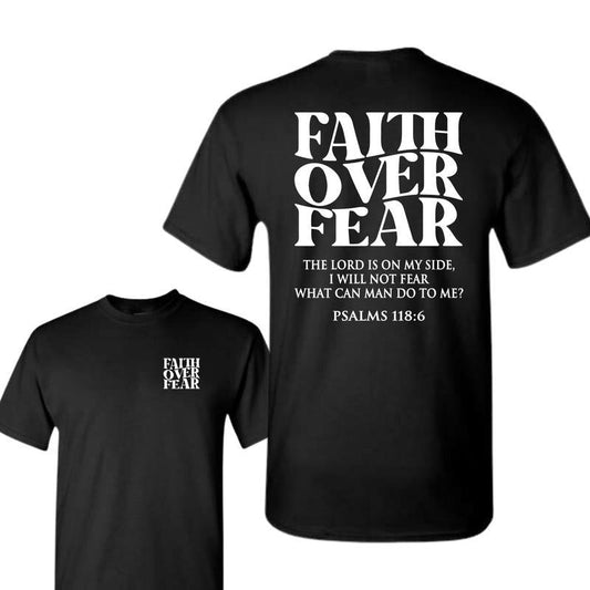 Stay Strong Tee Fearless Faith, Faith Over Fear Christian T-Shirt, Jesus Top, Unisex T-Shirt in all Sizes all Colors for Men, for Women