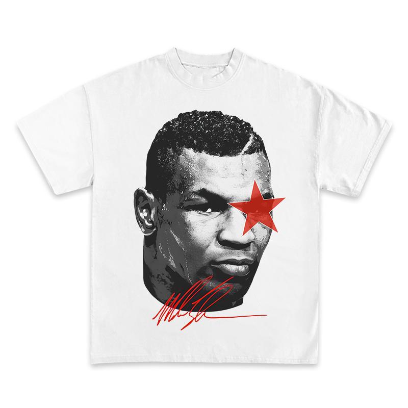 Mikee tyson star red tee unique and stylish red star tee