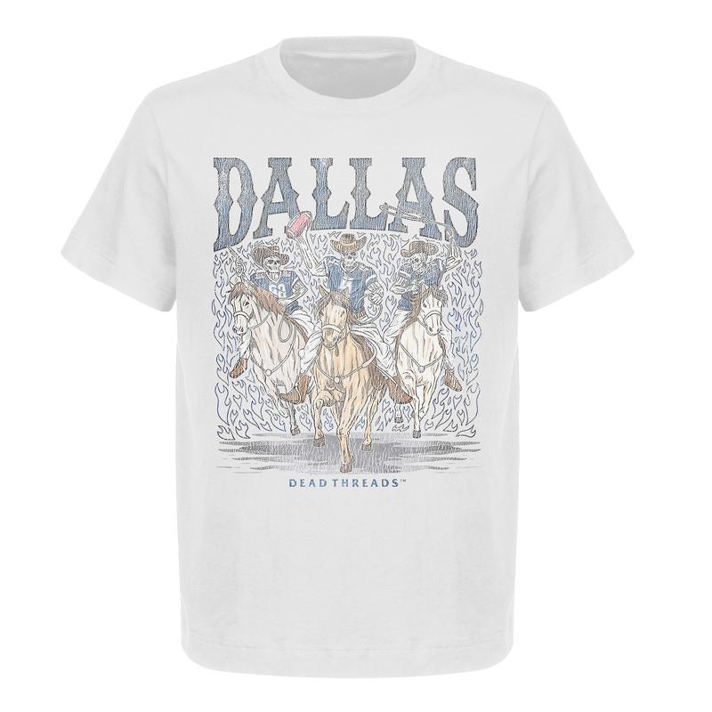 Dallas Football The Deadman Cowboys Graphic T-Shirt â€“ Heavy Cotton, Unisex Top for Men & Women, American Football Team Shirt, Premium Fabric