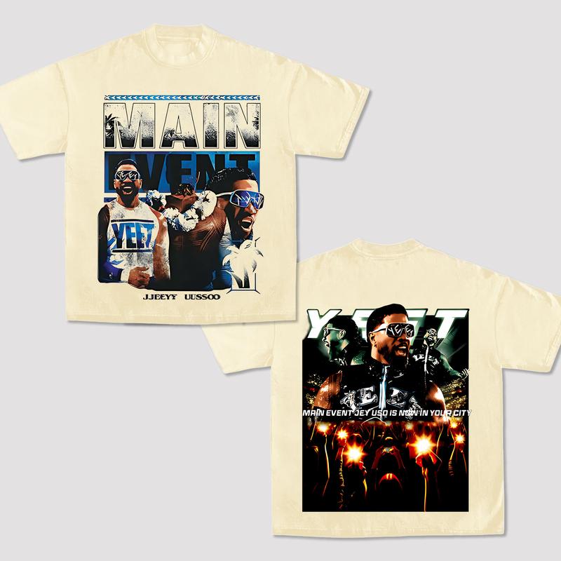 JEY USO TEE Wrestling Tee, Wrestler Shirt, WWE Shirt, WWE Merch, MMA Shirt, Sports T-shirt, Wrestling Gift, WWE Collection Hoodie Sweatshirts