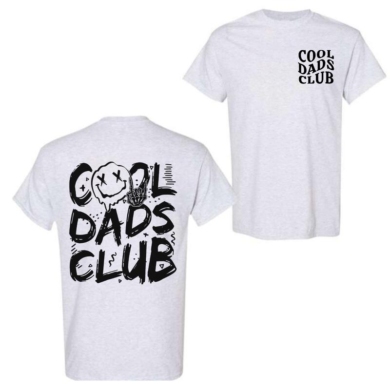 Cool Dads Club 2 side T-shirt, Dad Hoodie, Funny Shirt For Dad, Dad Birthday Gift, Fathers Day Gift, Aesthetic Clothes Hoodie and Sweatshirt, Full Col