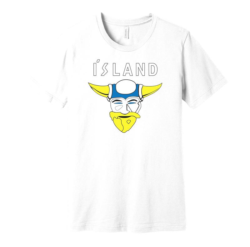 Team Iceland 1994 Throwback Tee - Retro Logo Defunct Hockey Team S M L XL XXL 3XL Blue Navy Black White Grey Color Choice, Unisex Cotton Graphic Shirt