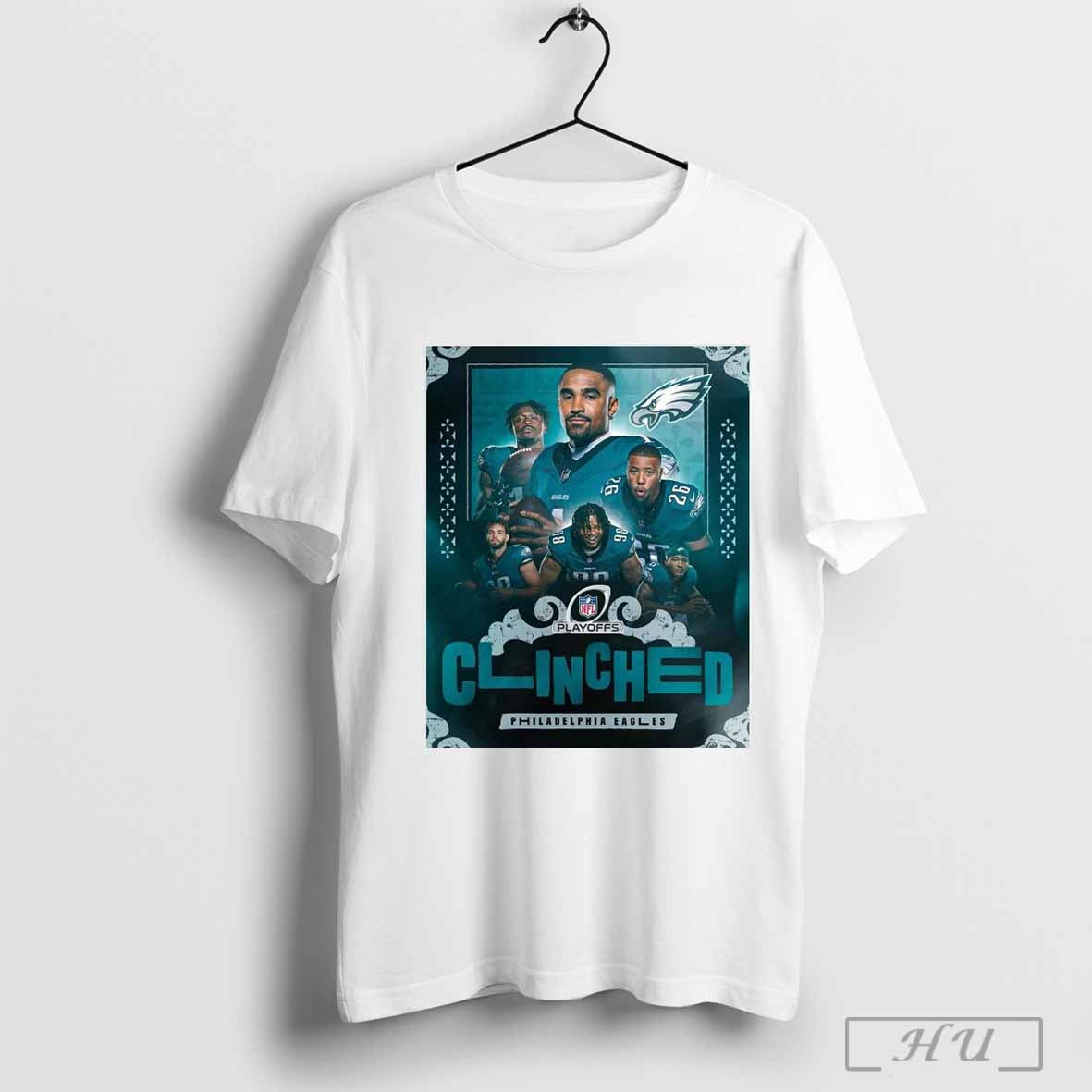 Philadelphia Eagles Clinch Spot In The Nfl Playoffs 2024 Poster Shirt