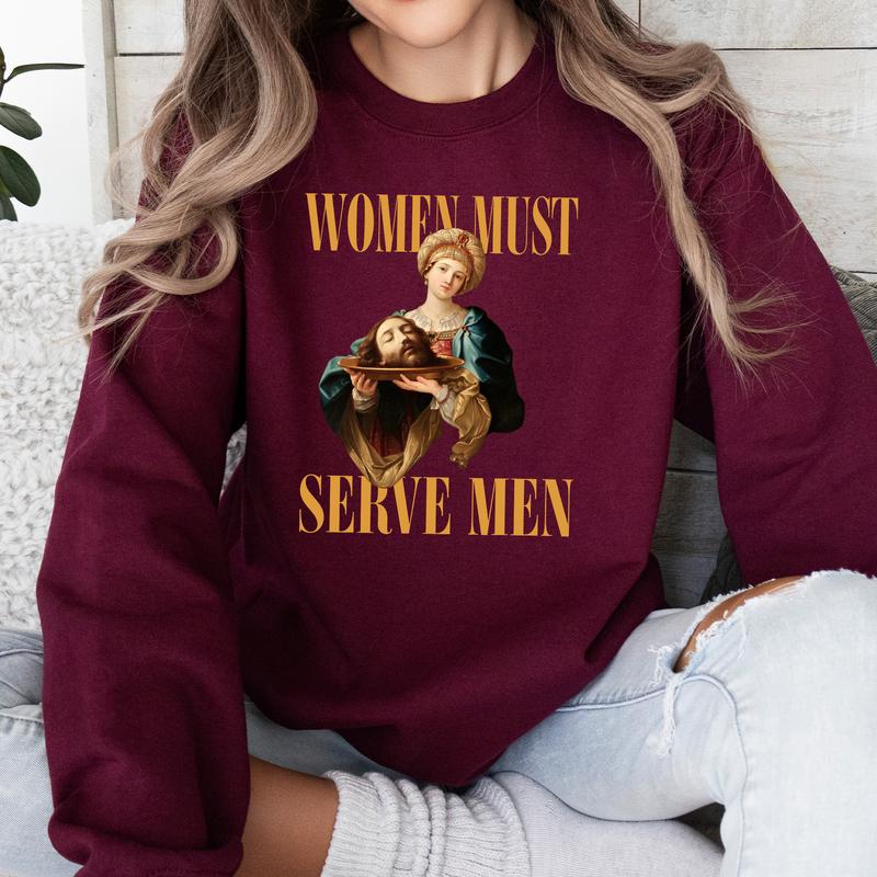 WÐ¾mÐµn Must SÐµrve Men Shirts