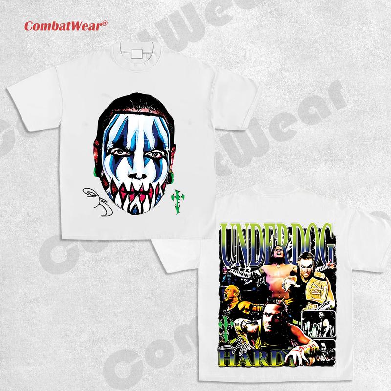 JEFF HARDY Wrestling Tee, Wrestling Graphic Tee, WWE Shirt, MMA Shirt, Sports T-shirt, Wrestling Gift, Gift for Him Gift For Her Hoodie Sweatshirt