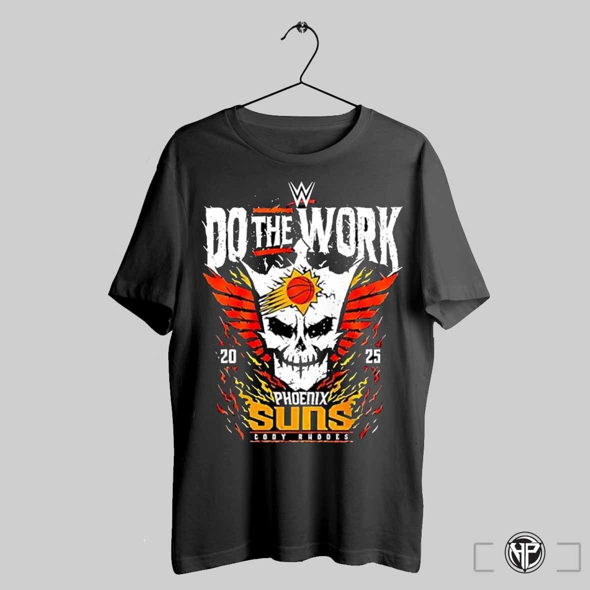 Phoenix Suns X Wwe Smackdown Do The Work 2025 Shirt Trendy Sweatshirt
