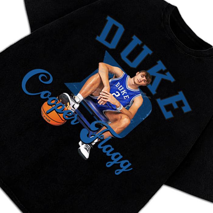Cooper Flagg Rookie College Basketball Style Men T-Shirt Crewneck Cotton