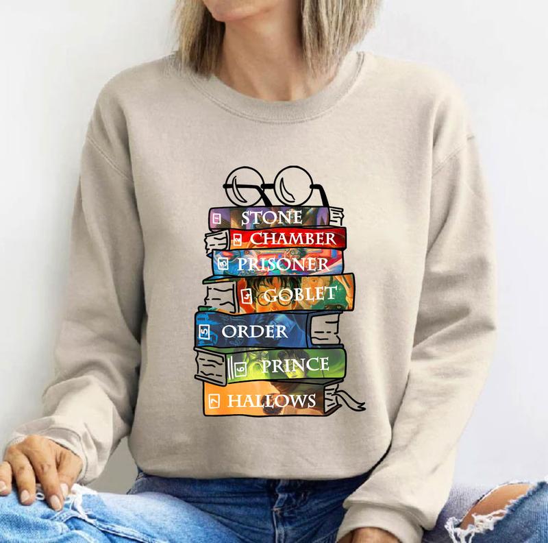 Vintage Harry Potter Chapters Sweatshirt, Hogwarts Shirt