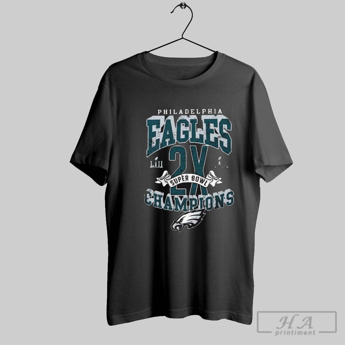 Philadelphia Eagles Win Kansas City Chiefs Two Time Super Bowl Champions Yard Lines T Shirt