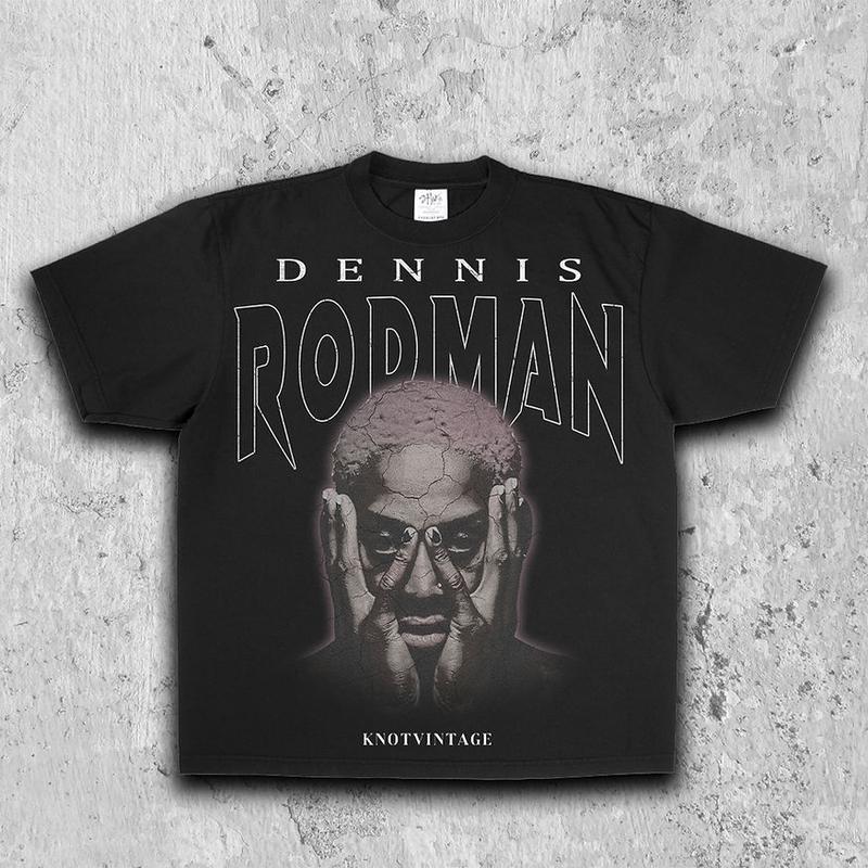 Dennis Rodman Tee, men's vintage tees, men's clothing