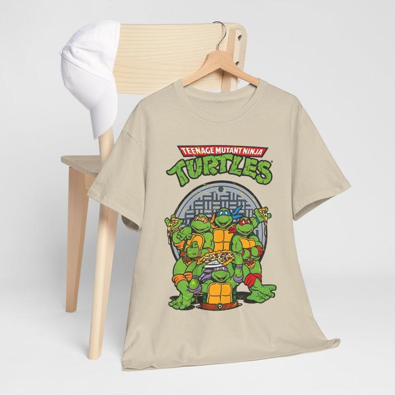Teenage Mutant Ninja Turtles Vintage Shirt, For Men Unisex Natural Tshirt Cotton