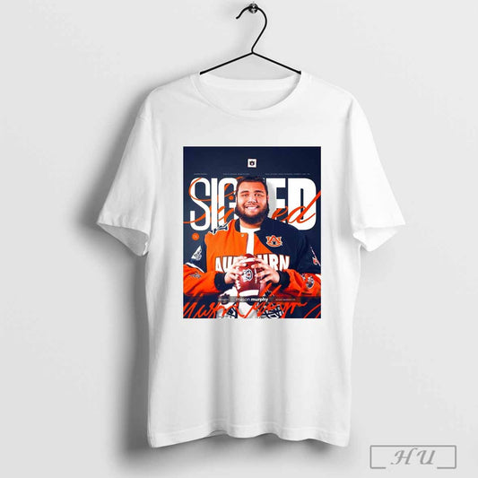 Poster Auburn Tigers Signed Mason Murphy Defensive Line Ever To Conquer Never To Yield Signature T Shirt