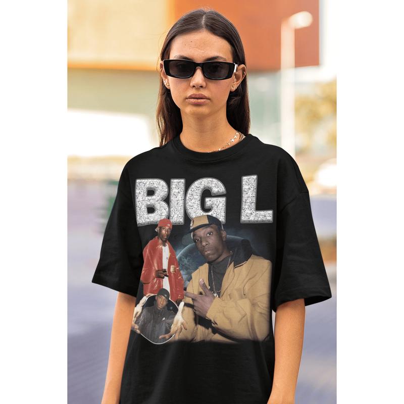 Big L Big L Shirt Tshirt Tee Big L Sweater  Big L Hiphop Rapper Rnb, T-Shirt For Men, Women
