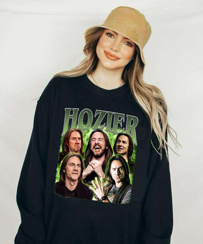 Hozier Matt Mercer Shirt Green ver Gift for Fan Cotton Top Womenswear Basic Fit Boxy Garment Love