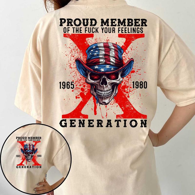 New Version Generation X FAFO shirt Two Side Shirt Gen X Fafo Shirt Generation X T Shirt, GenX Shirt - Casual Fit