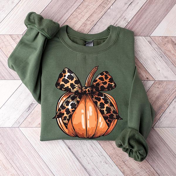 Leopard Pumpkin Sweatshirt, Leopard Print Pumpkin Sweatshirt, Halloween Sweater, Halloween Pumpkin Sweatshirt, Cute Fall Sweatshirt, Thanksgiving