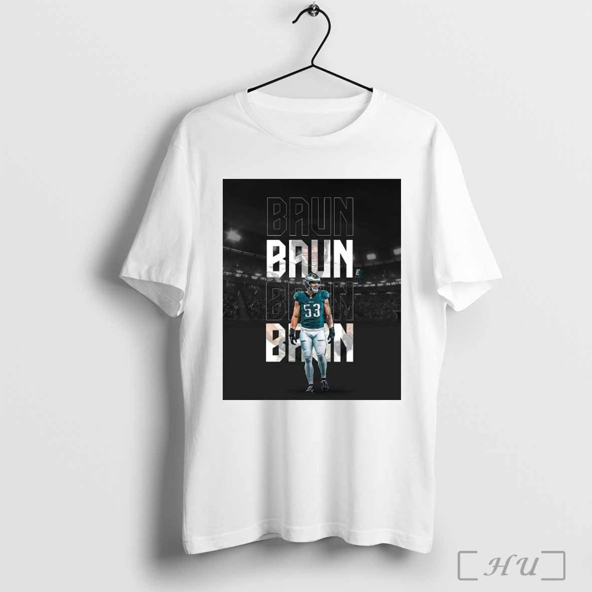 Philadelphia Eagles Zack Baun QB Sack Go Birds Poster T-shirt