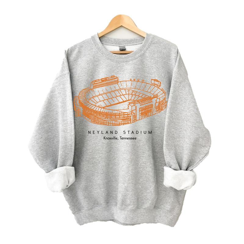 All Teams NCAA Football Stadium Crewneck Sweatshirt – Unisex College NCAA Sweatshirt, Classic Sport Sweatshirt, Great Gift for Sports Fans
