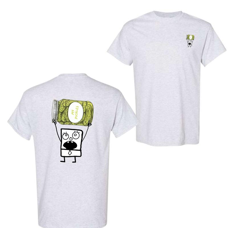 Doodlebob Pickles Essential 2 Sided T-Shirt, Funny T-Shirt, For Men, For Women