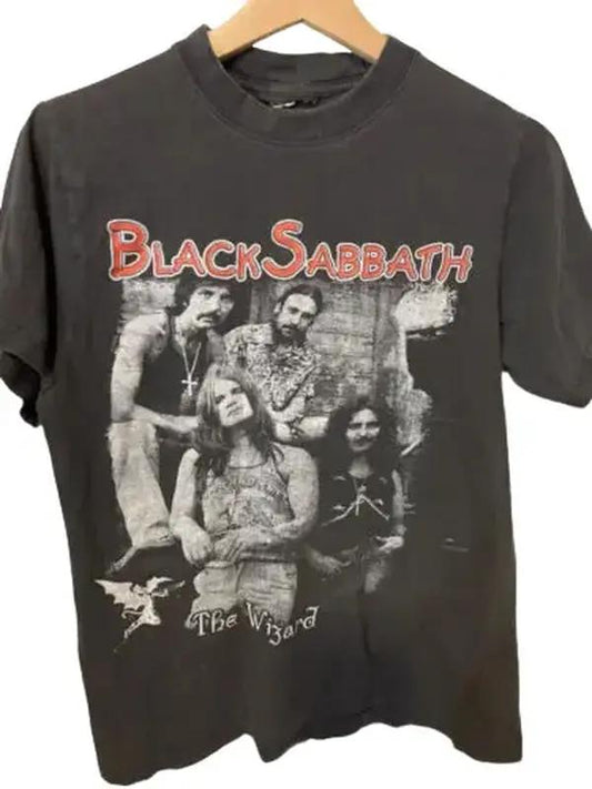 Black Sabbath Very RARE The Wizard reprint T Shirt Cotton Menswear