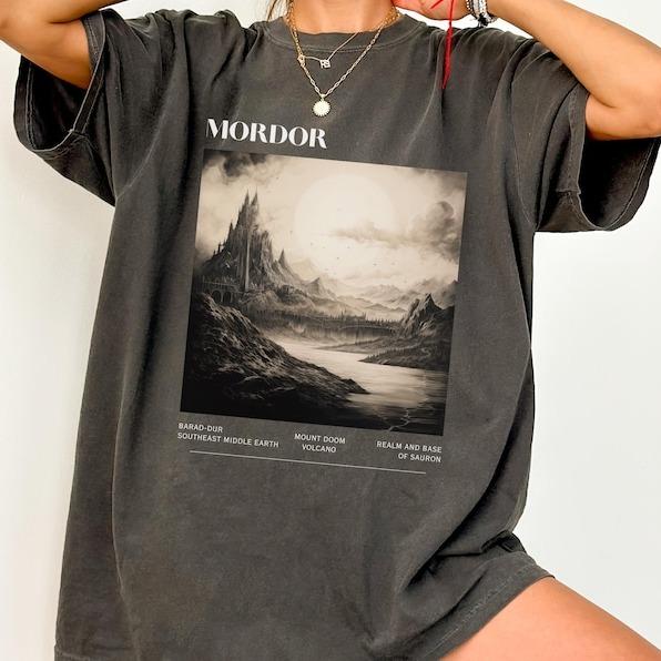 Mordor LOTR shirt Barad Dur Middle Earth, Lord of the Rings, Sauron fans