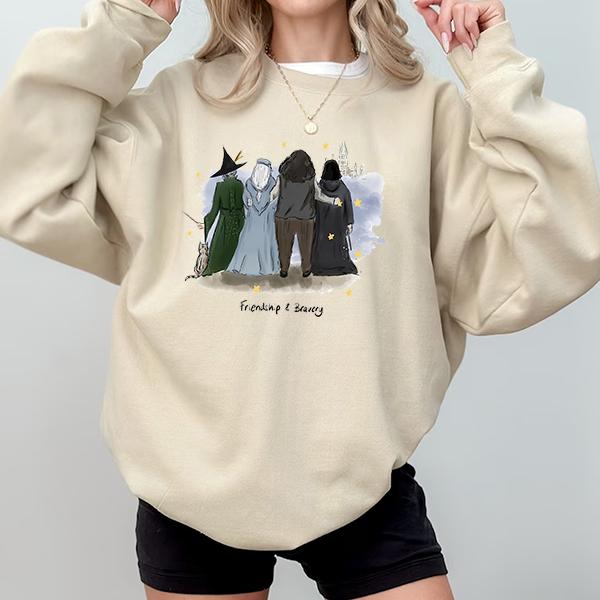 HP Professors In Paradise, Rest In Peace McGonagall Professor, Dame Maggie Smith T-Shirt, Harry Sweatshirt Hoodie Womenswear Check
