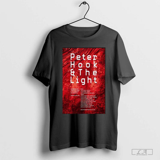 Peter Hook &amp; The Light European Spain &amp; France Tour 2025 Poster Shirt