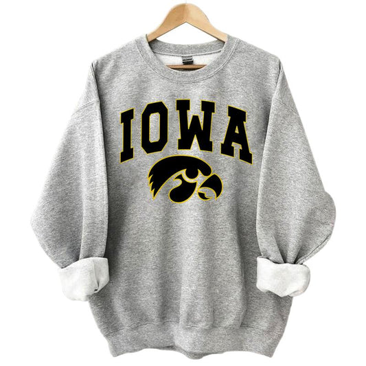 Iowa Hawkeyes Vintage NCAA Football Shirts, Graphic University Basketball Sport Shirt, Gift for Sport Fans, Men, Women, Cotton T-Shirt, Classic