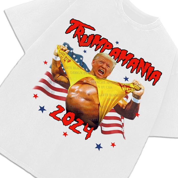 Donald Trump Trumpster Ripping Shirt Like Hogan President 2024 Victory Custom Graphic T-Shirt