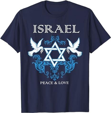 I Stand With Israel Peace Flag Women Men Support Israel Men T-Shirt