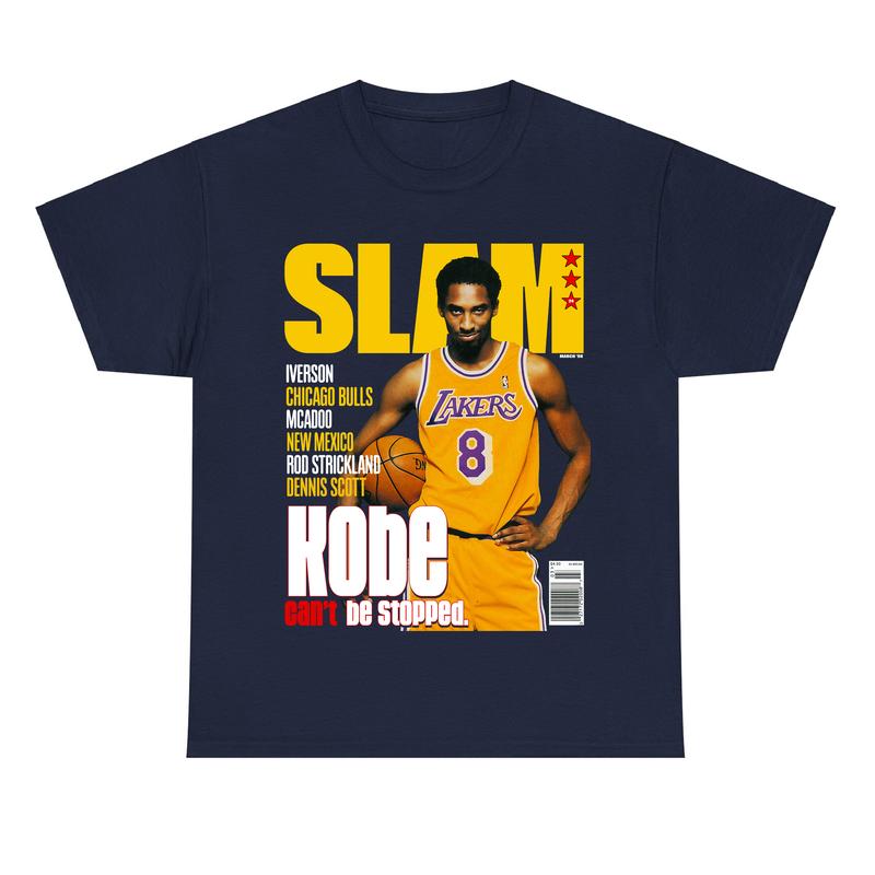 Kobe Bryant Slam Cover Tee, Kobe Can't Be Stopped Lover Basketball Shirt