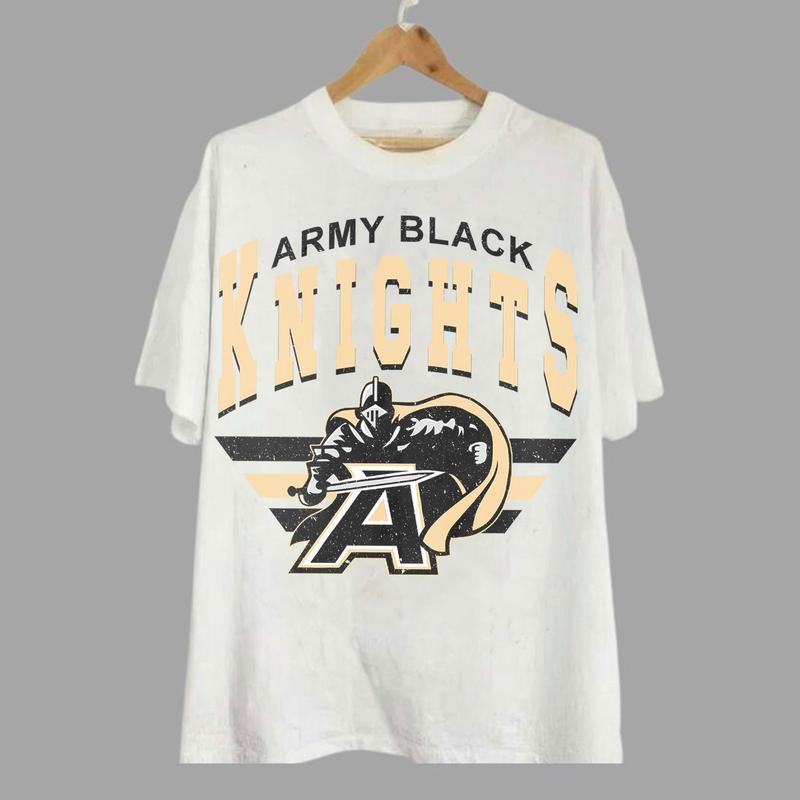 Army Black Knights Vintage NCAA Sweatshirt, United States Military Sport Shirt, Unisex Classic Gift NCAA Style, Football Fans Collection, Comfort