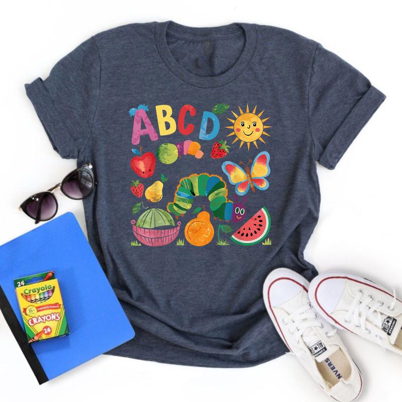 The Very Hungry Caterpillar Shirt, Bookish Shirt, Book Lover Gift, Children's Book Tee, Reading Shirt, Teacher Gift, Back To School Shirt, eat the ric