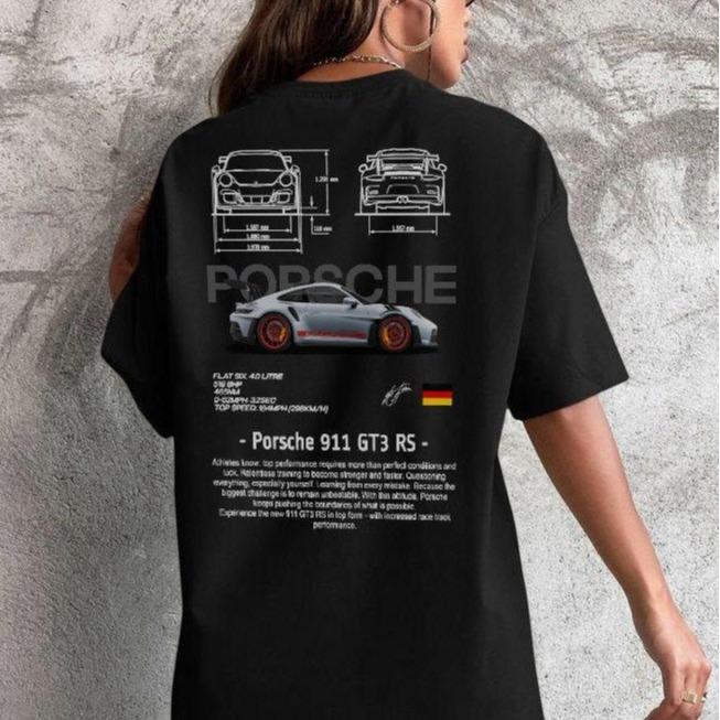 Porsche 911 Gt3 Rs T-shirt DRG, Free Shiping Top Womenswear wompwompmrcomershirt witch shirt long sleeve